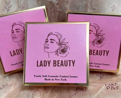 מארז טריפל- 3 זוגות עדשות צבע + ערכת נסיעות לעדשות מותג ליידי ביוטי