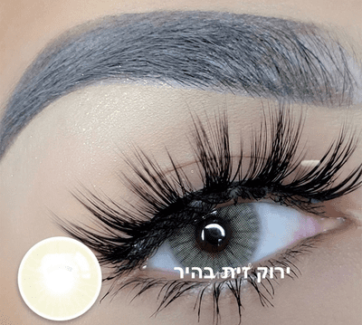 עדשות גוון- Olive Green